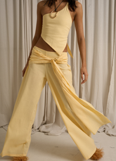 Pantalon Kiss Goodbye Amarillo